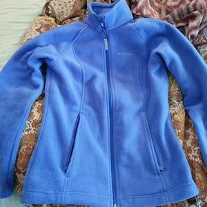 Purple Columbia full zip fleece